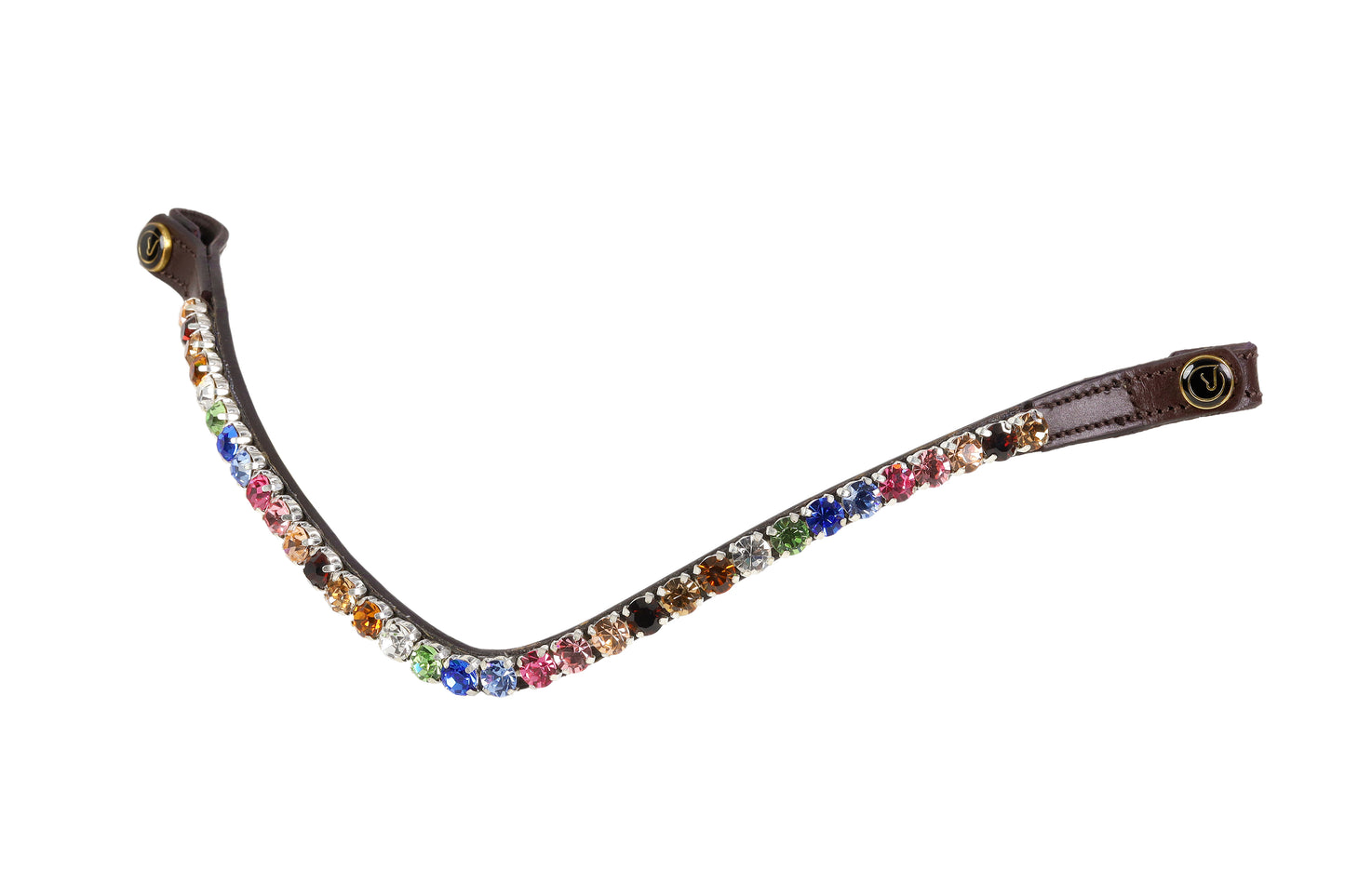 Browband brown "Rainbow Dazzle"